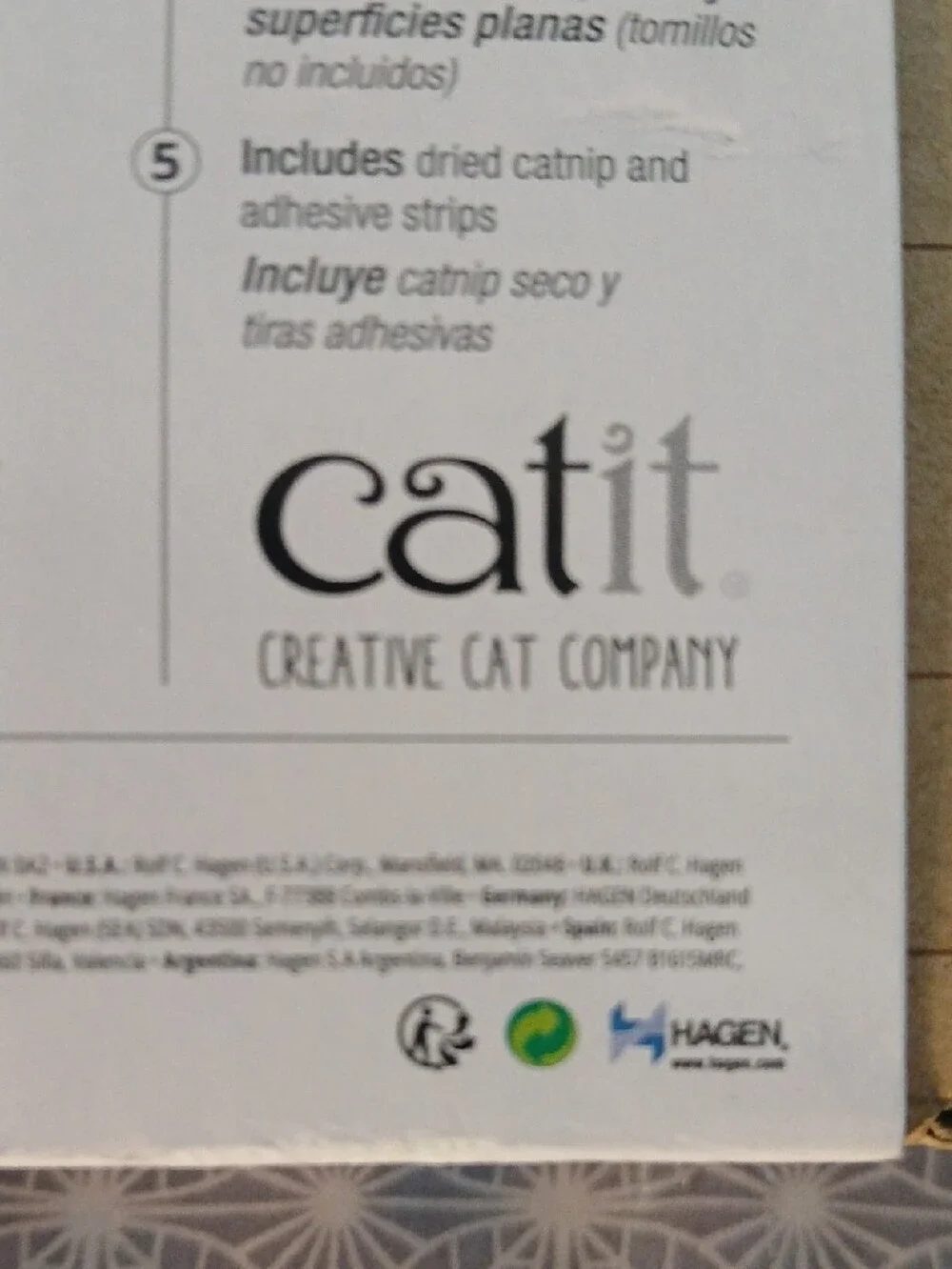 Catit Gray Senses 2.0 Self Groomer with Catnip